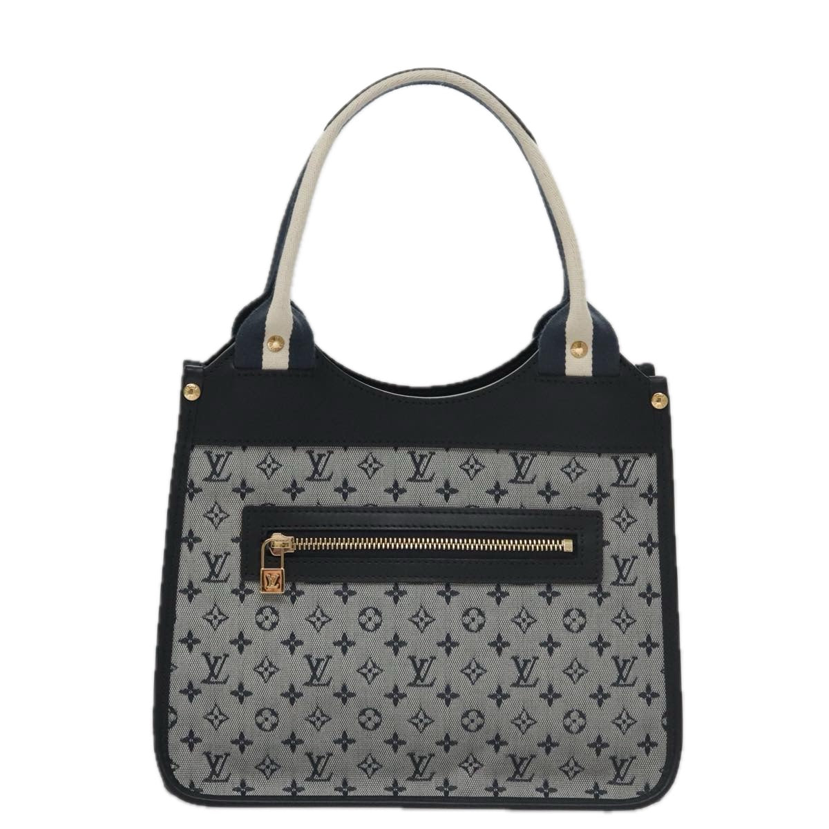LOUIS VUITTON Monogram Mini Sac Catherine Hand Bag Blue M92325 LV Auth 104746AV