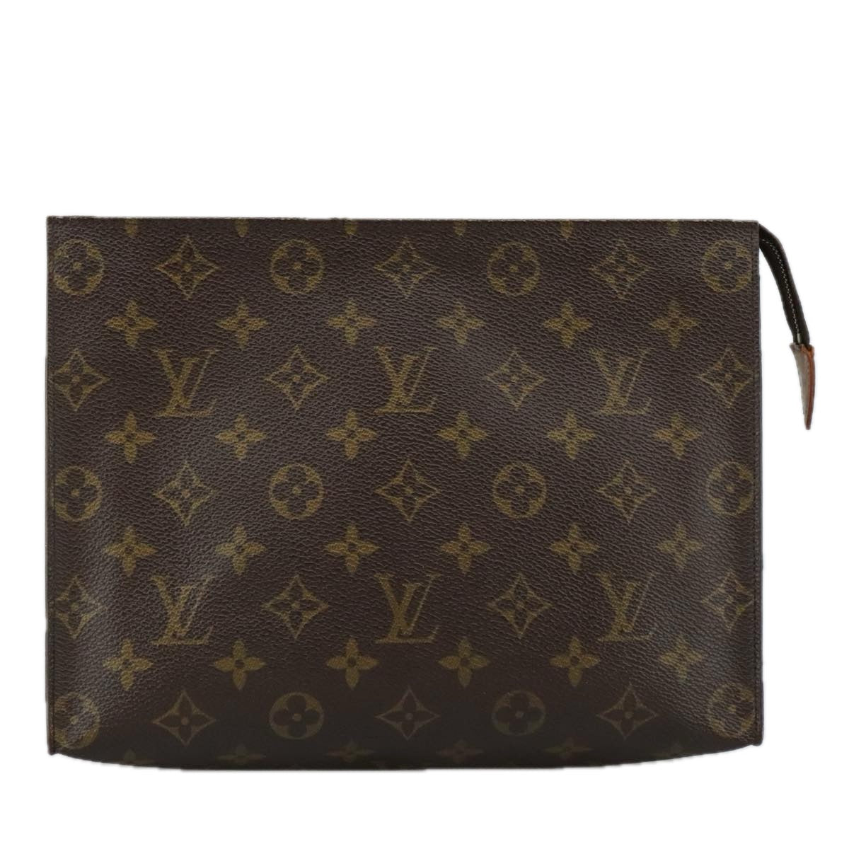 LOUIS VUITTON Monogram Poche Toilette 26 Pouch M47542 LV Auth 104900