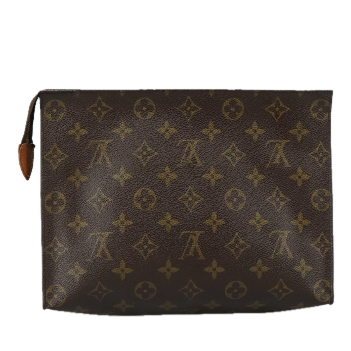 LOUIS VUITTON Monogram Poche Toilette 26 Pouch M47542 LV Auth 104900