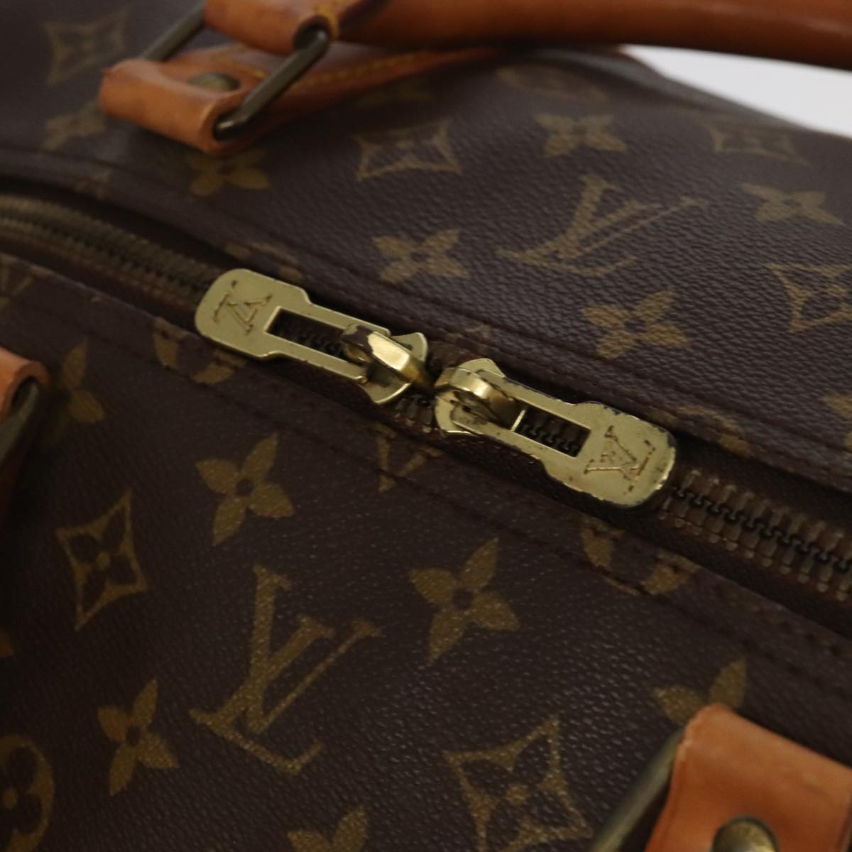 LOUIS VUITTON Monogram Keepall 60 Boston Bag M41422 LV Auth 104918