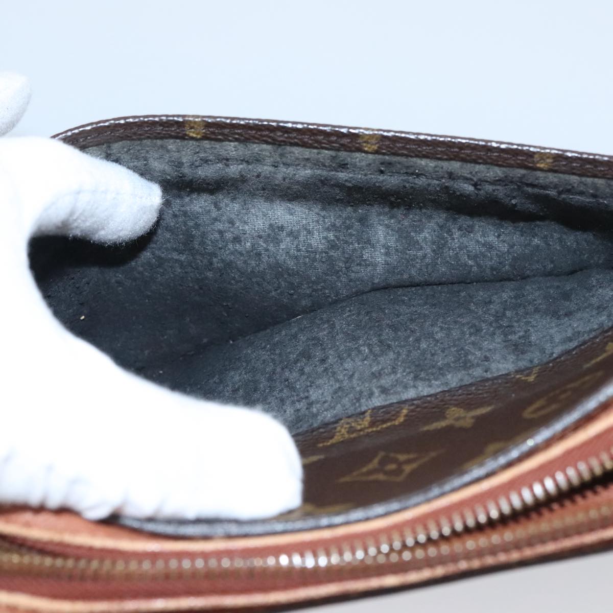 LOUIS VUITTON Monogram Orsay Clutch Bag M51790 LV Auth 105084