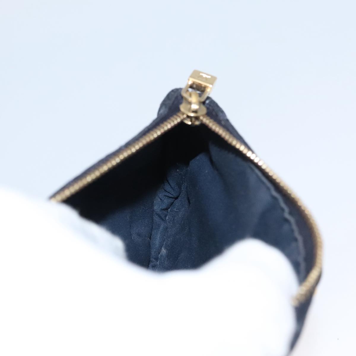 LOUIS VUITTON Monogram Mini Ansophie Pouch TST Blue M92697 LV Auth 105191