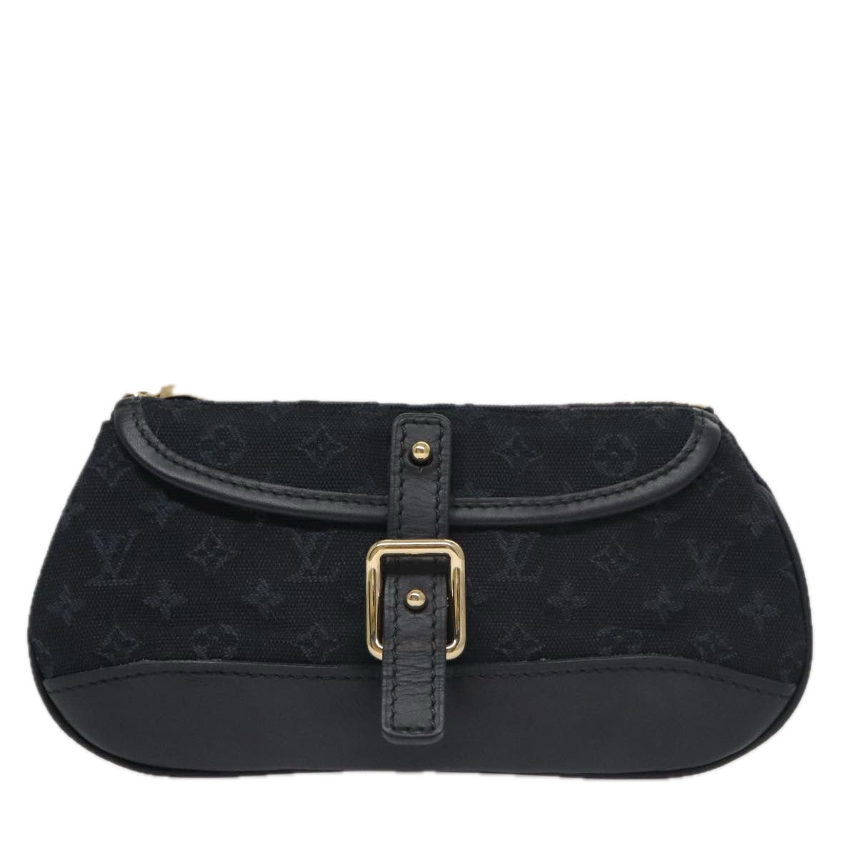 LOUIS VUITTON Monogram Mini Ansophie Pouch TST Blue M92697 LV Auth 105191