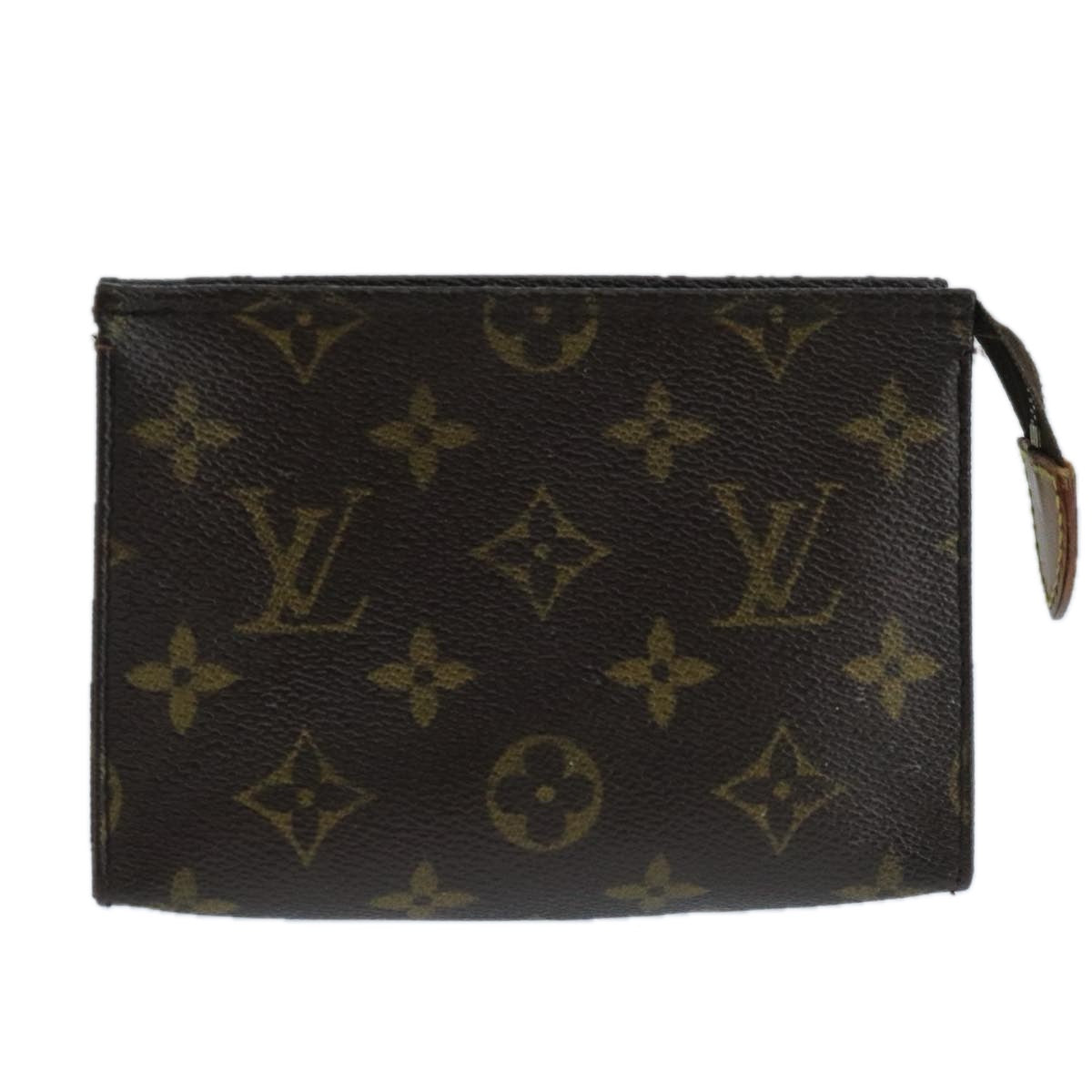 LOUIS VUITTON Monogram Poche Toilette 15 Pouch M47546 LV Auth 105340