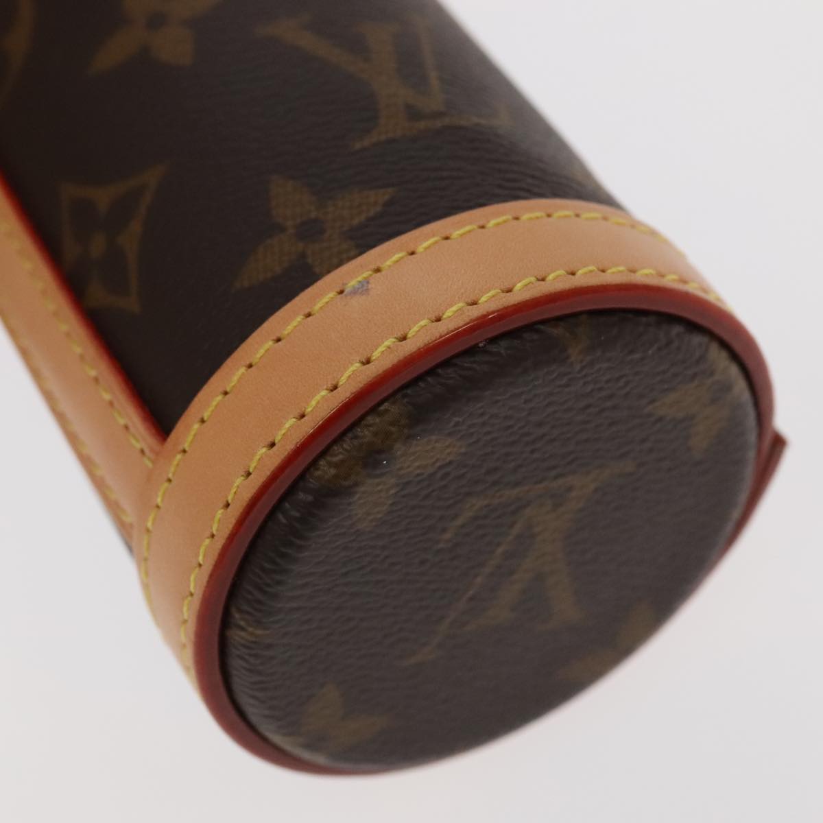 LOUIS VUITTON Monogram Flask Holder Water Bottle GI0518 LV Auth 105346