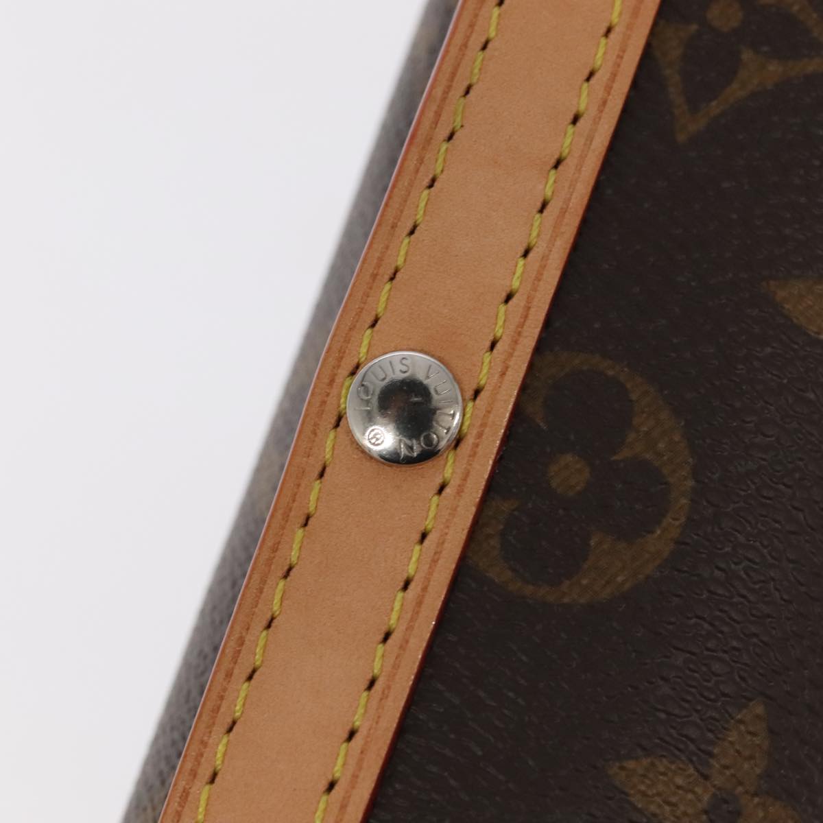LOUIS VUITTON Monogram Flask Holder Water Bottle GI0518 LV Auth 105346