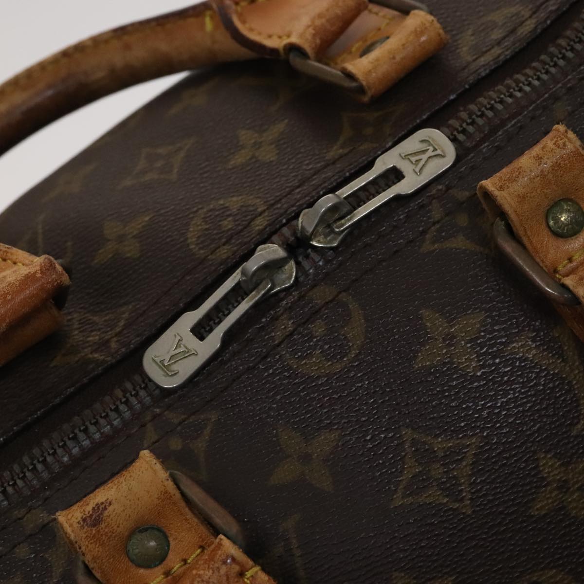 LOUIS VUITTON Monogram Keepall 50 Boston Bag M41426 LV Auth 105468