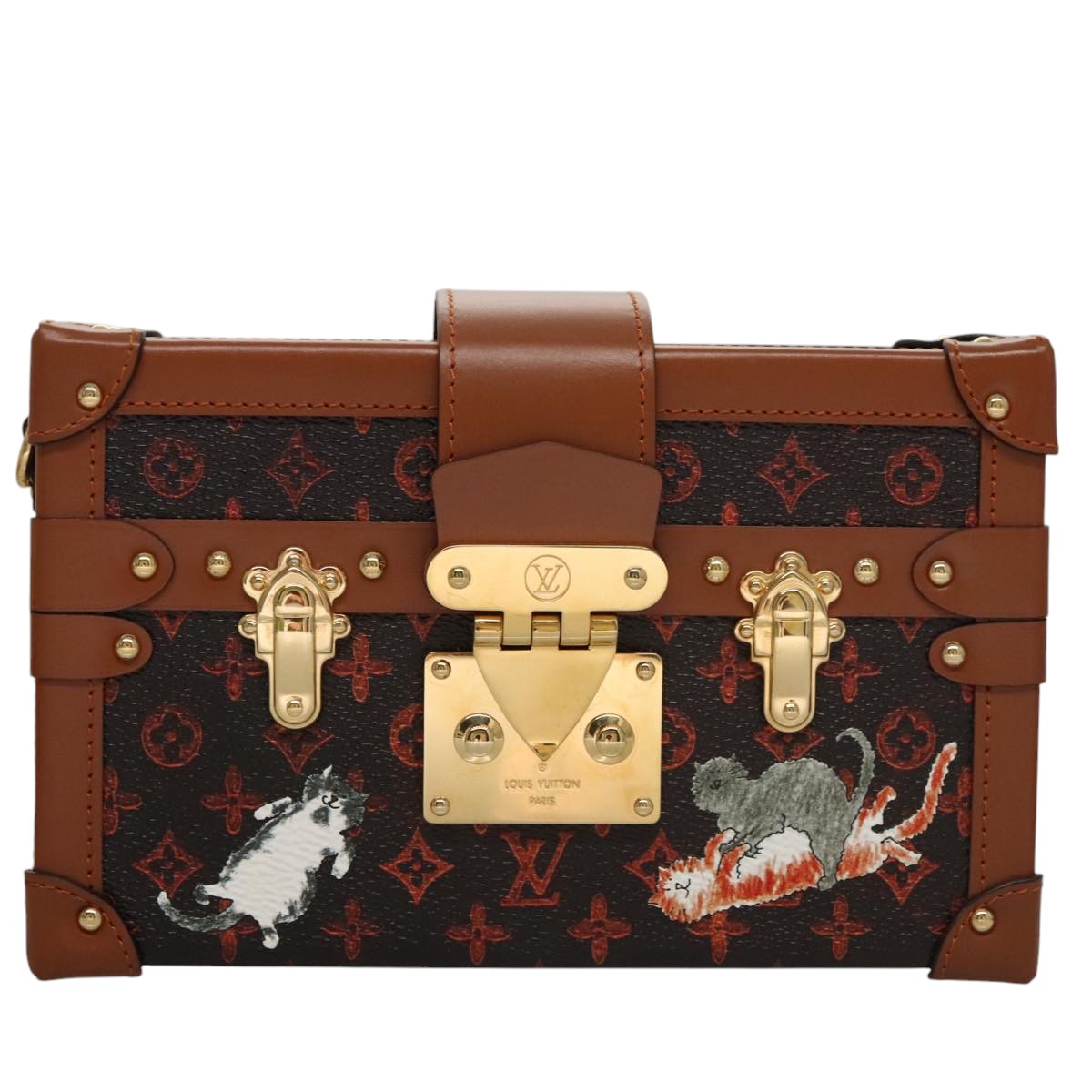 LOUIS VUITTON Catgram Petit Maru NM Shoulder Bag M44407 LV Auth 105481S