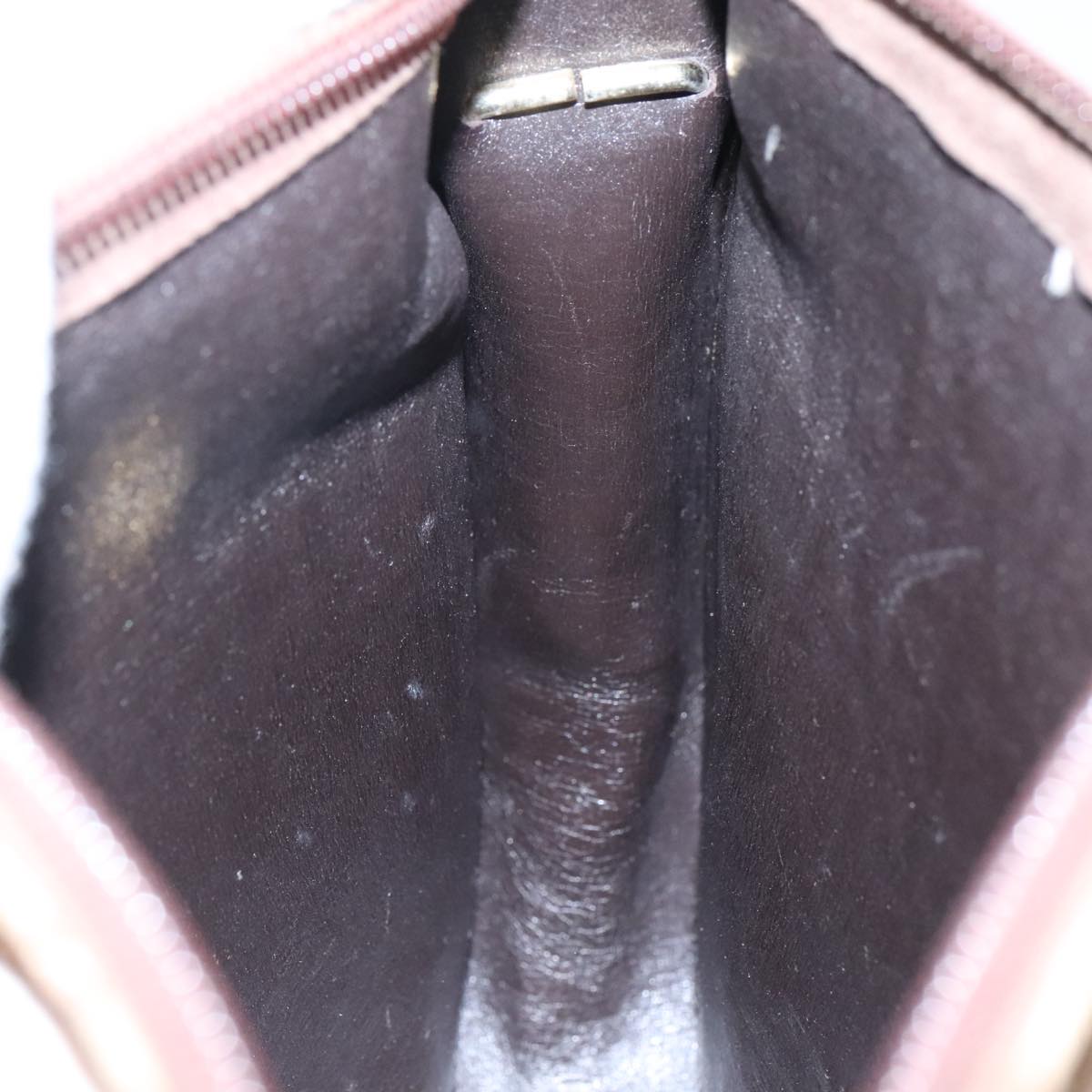 Christian Dior Trotter Canvas Shoulder Bag Brown Auth 105487