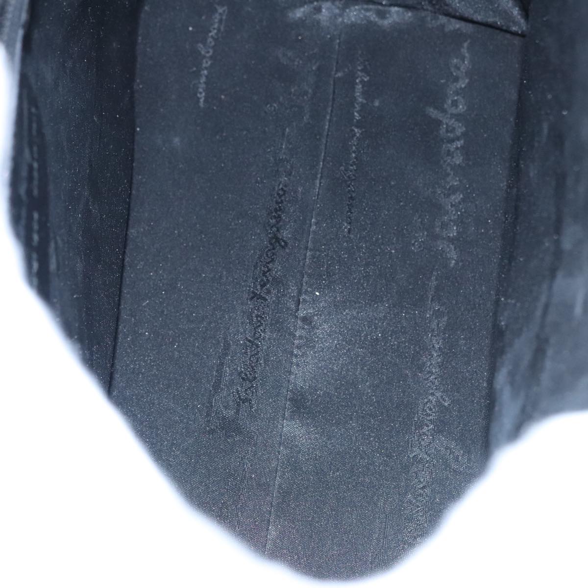 Salvatore Ferragamo Hand Bag Leather Light Blue Auth 105502