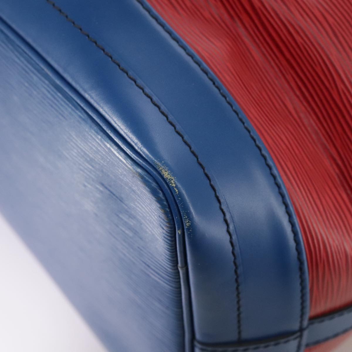 LOUIS VUITTON Epi Noe Shoulder Bag Bicolor Red Blue M44084 LV Auth 105531