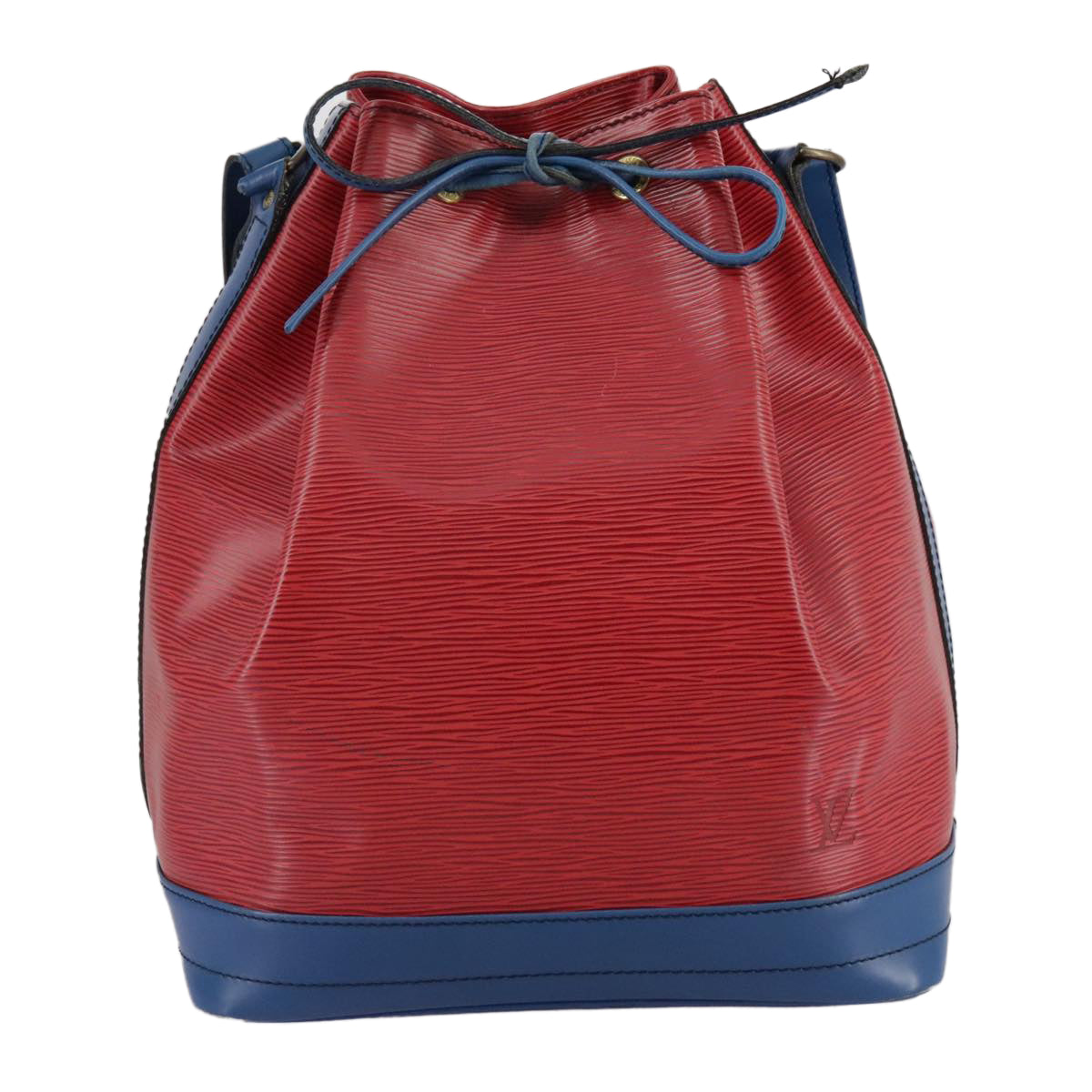 LOUIS VUITTON Epi Noe Shoulder Bag Bicolor Red Blue M44084 LV Auth 105531