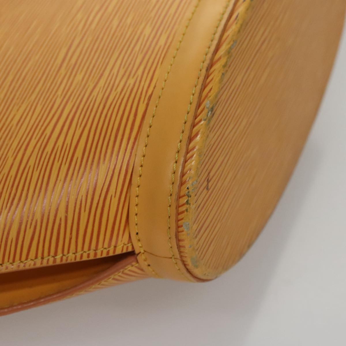 LOUIS VUITTON Epi Saint Jacques Hand Bag Yellow M52279 LV Auth 105583