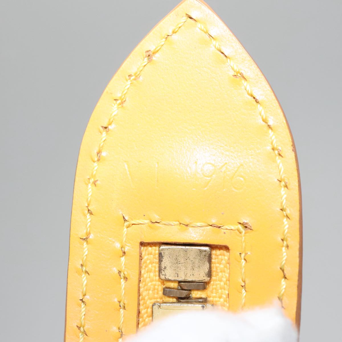 LOUIS VUITTON Epi Saint Jacques Hand Bag Yellow M52279 LV Auth 105583