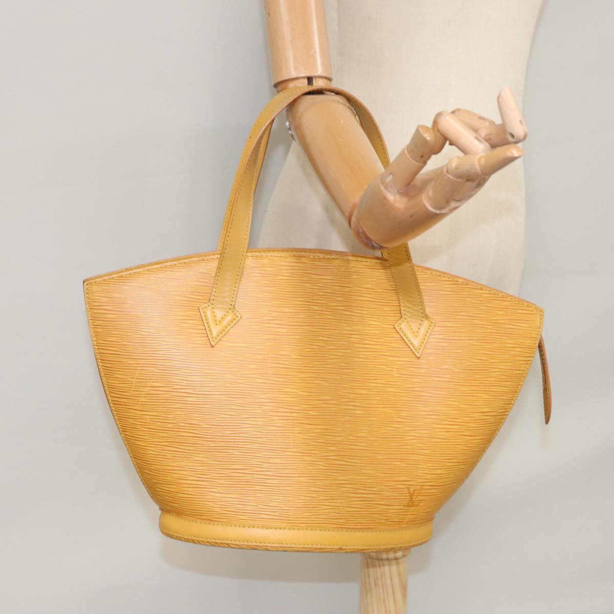 LOUIS VUITTON Epi Saint Jacques Hand Bag Yellow M52279 LV Auth 105583