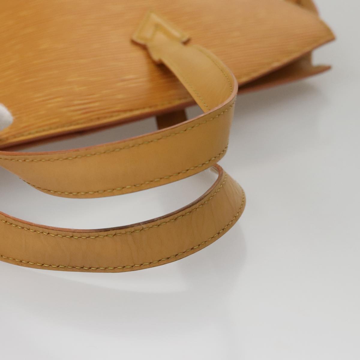 LOUIS VUITTON Epi Saint Jacques Hand Bag Yellow M52279 LV Auth 105583