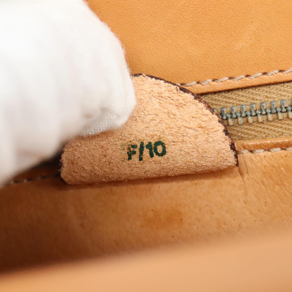 CELINE Macadam Canvas Hand Bag PVC Leather Brown Gold Auth 105628V