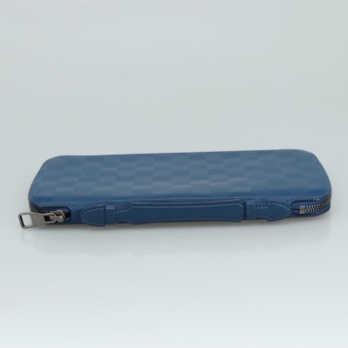 LOUIS VUITTON Damier Infini Organizer Atholl Bag Blue Neptune N41396 Auth 105673