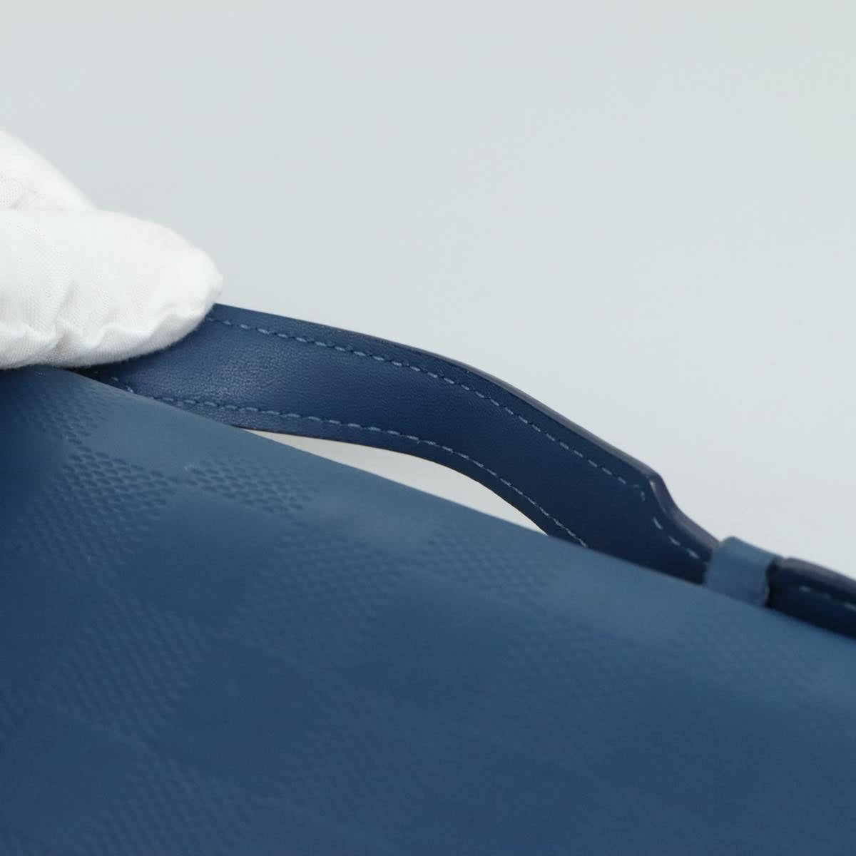 LOUIS VUITTON Damier Infini Organizer Atholl Bag Blue Neptune N41396 Auth 105673