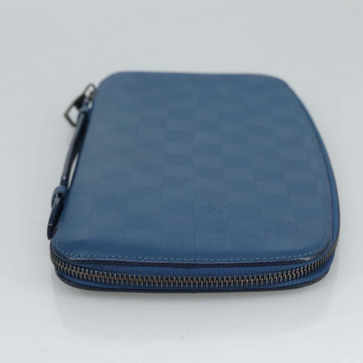 LOUIS VUITTON Damier Infini Organizer Atholl Bag Blue Neptune N41396 Auth 105673