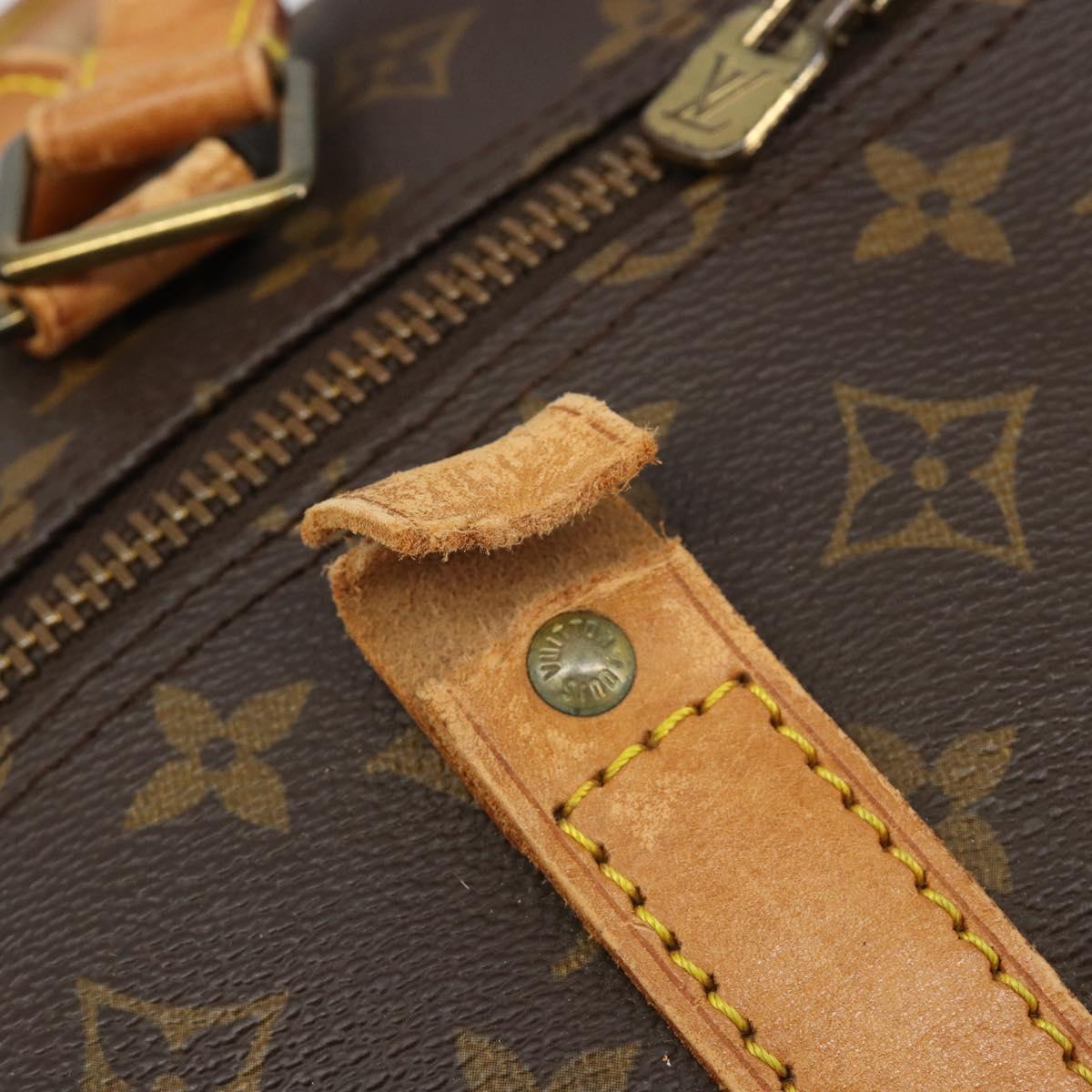 LOUIS VUITTON Monogram Keepall Bandouliere 60 Boston Bag M41412 LV Auth 105725