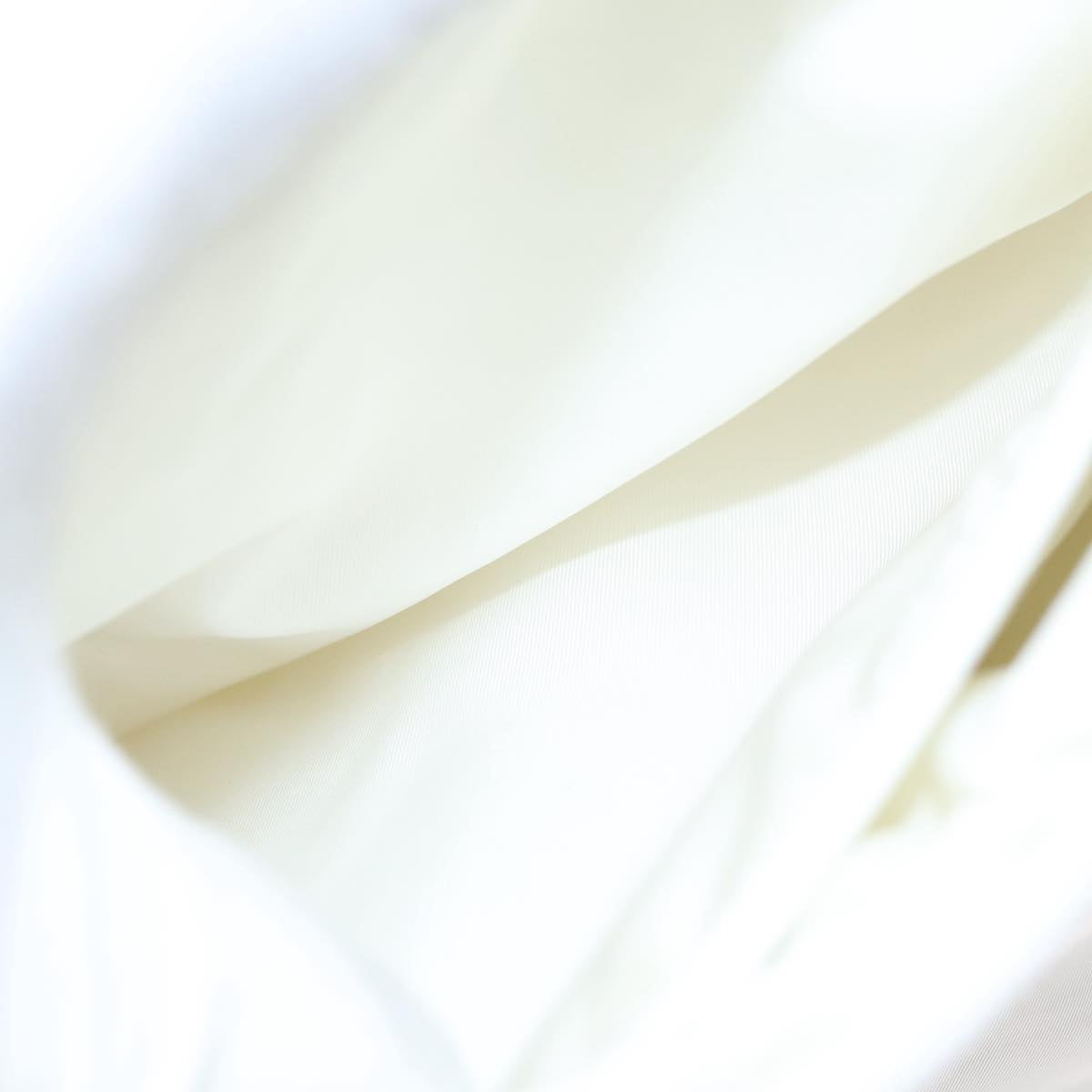 PRADA Backpack Nylon White Silver Auth 105813V