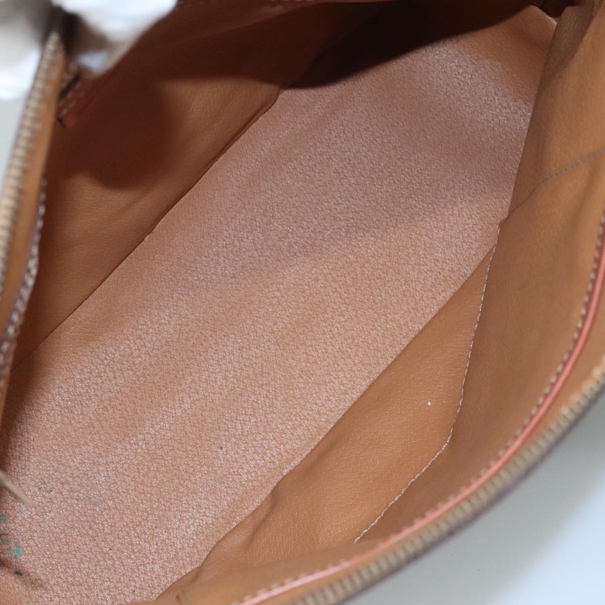 CELINE Macadam Canvas Hand Bag PVC Leather Brown Auth 105820