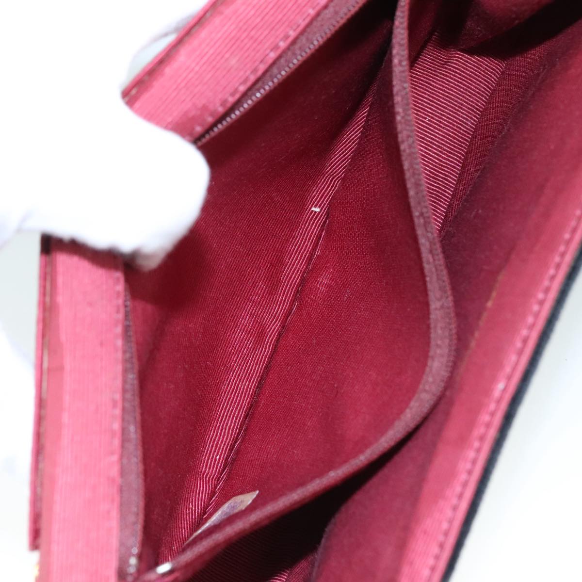 CHANEL Chain Shoulder Bag Suede Black CC Auth 105831