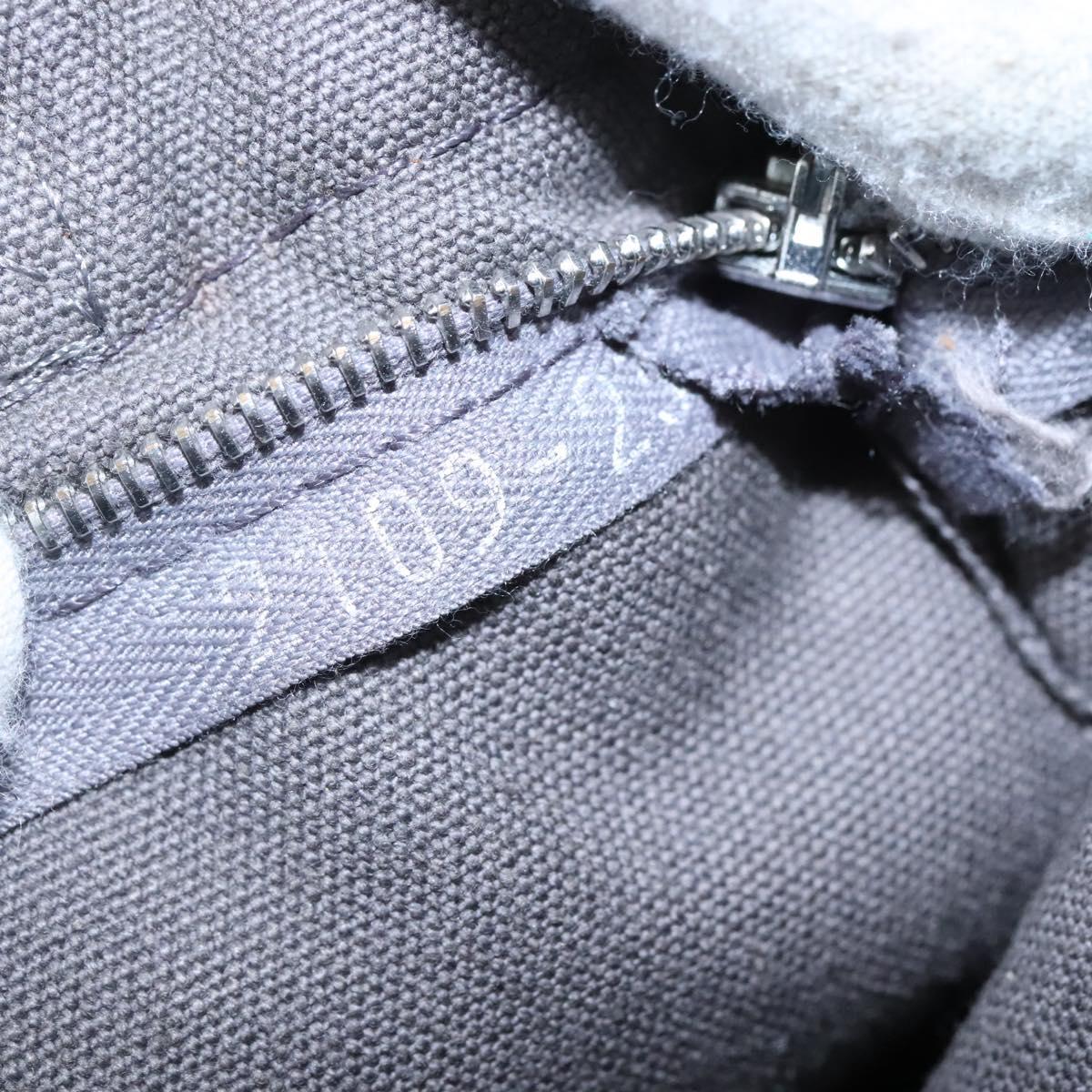 HERMES Fourre Tout PM Tote Bag Canvas Gray Auth 105922