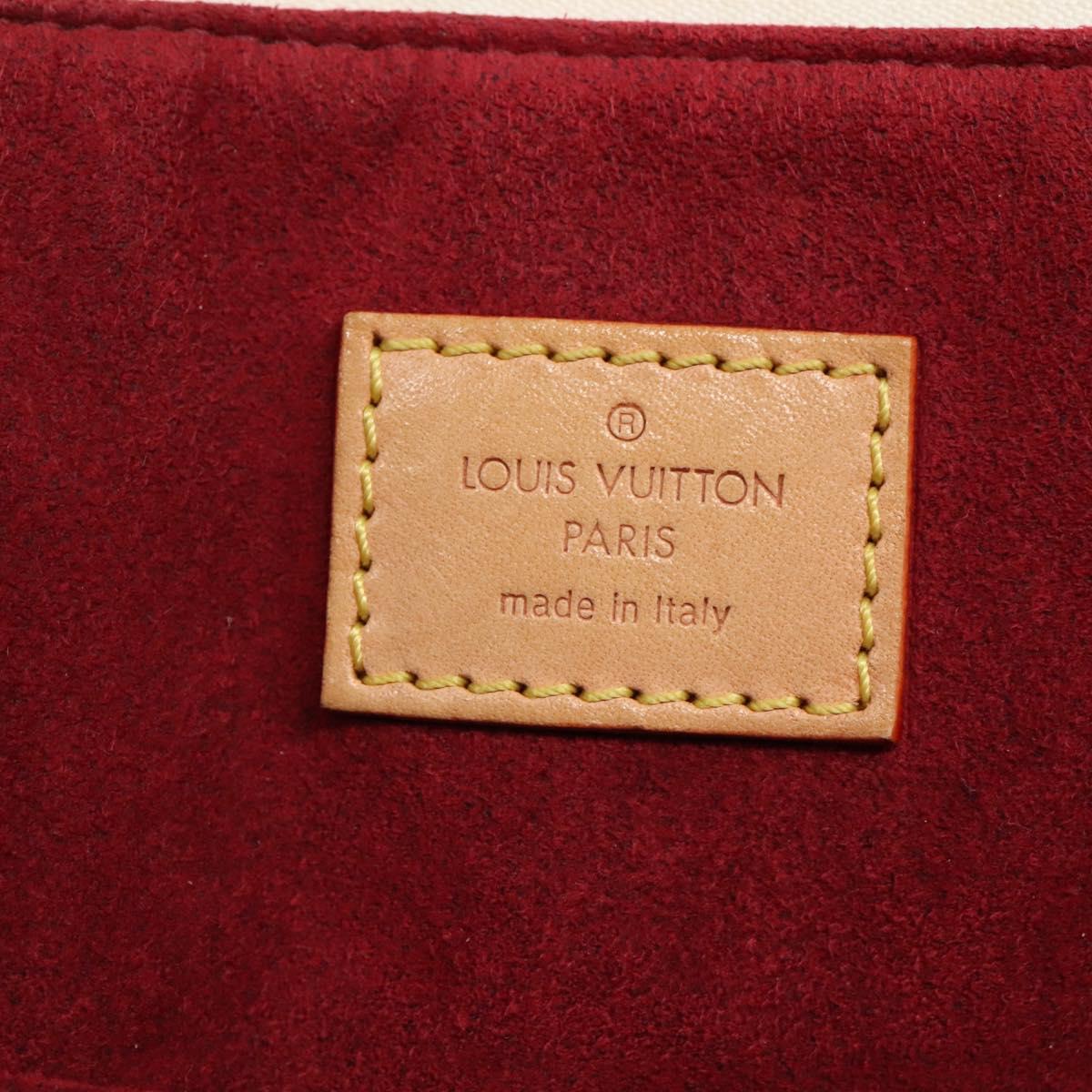 LOUIS VUITTON Monogram Multicolor Alma GM Hand Bag White M40441 LV Auth 105944V