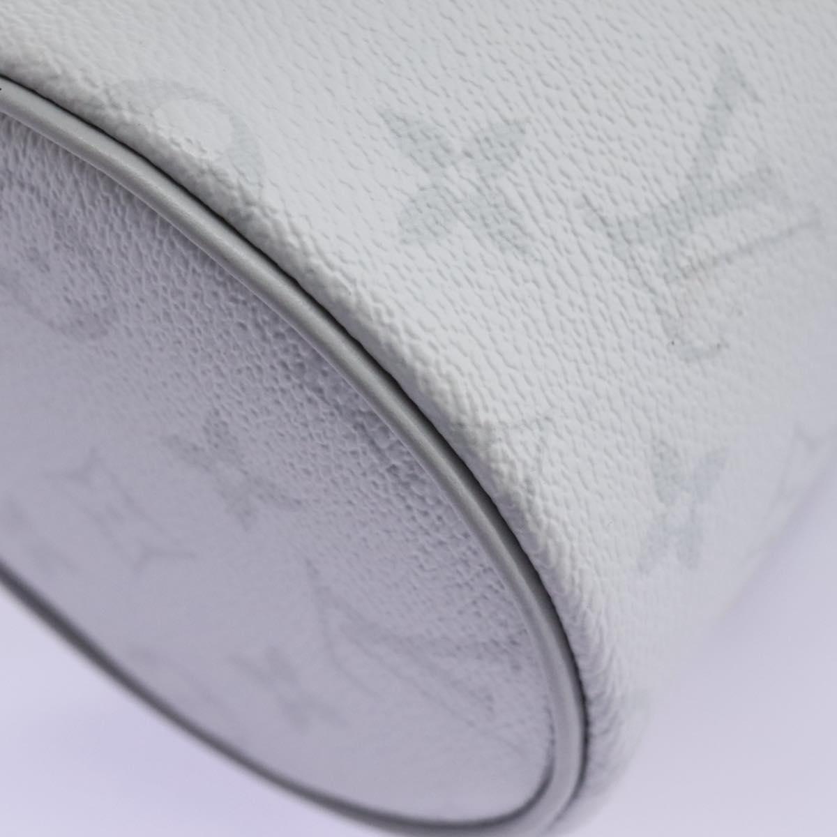LOUIS VUITTON Monogram White Chalk Nanobag Shoulder Bag Gray M44631 Auth 105949SAM