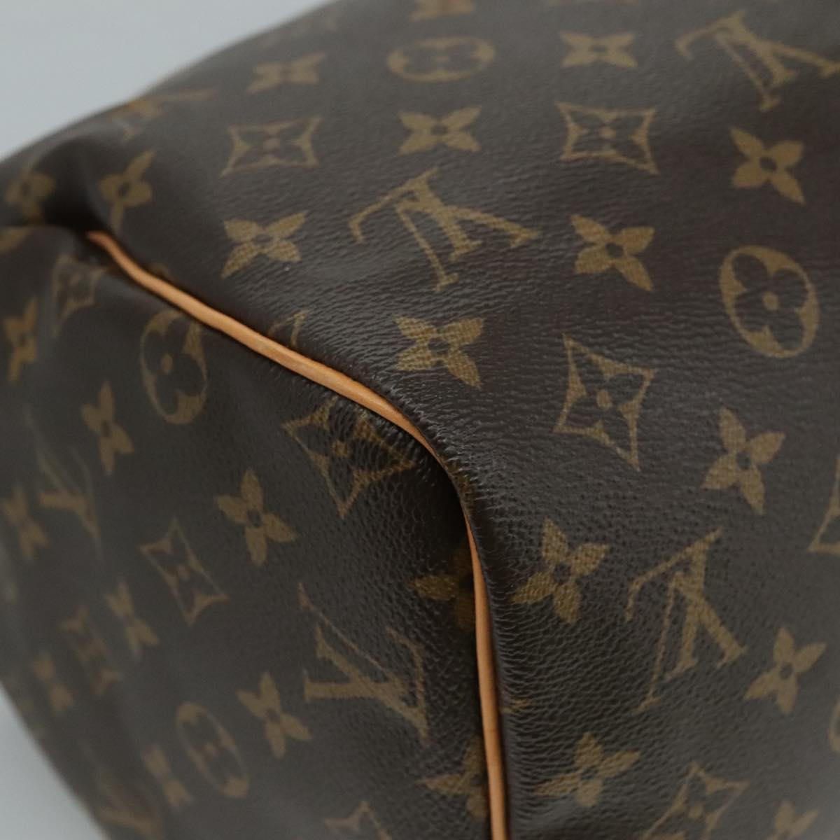 LOUIS VUITTON Monogram V Line Speedy 30 Hand Bag M41533 LV Auth 105968SAV