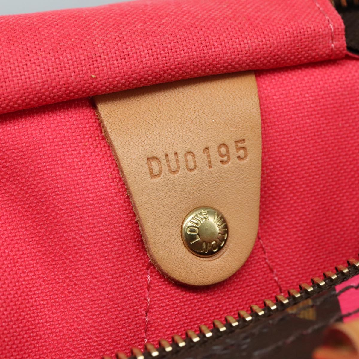 LOUIS VUITTON Monogram V Line Speedy 30 Hand Bag M41533 LV Auth 105968SAV
