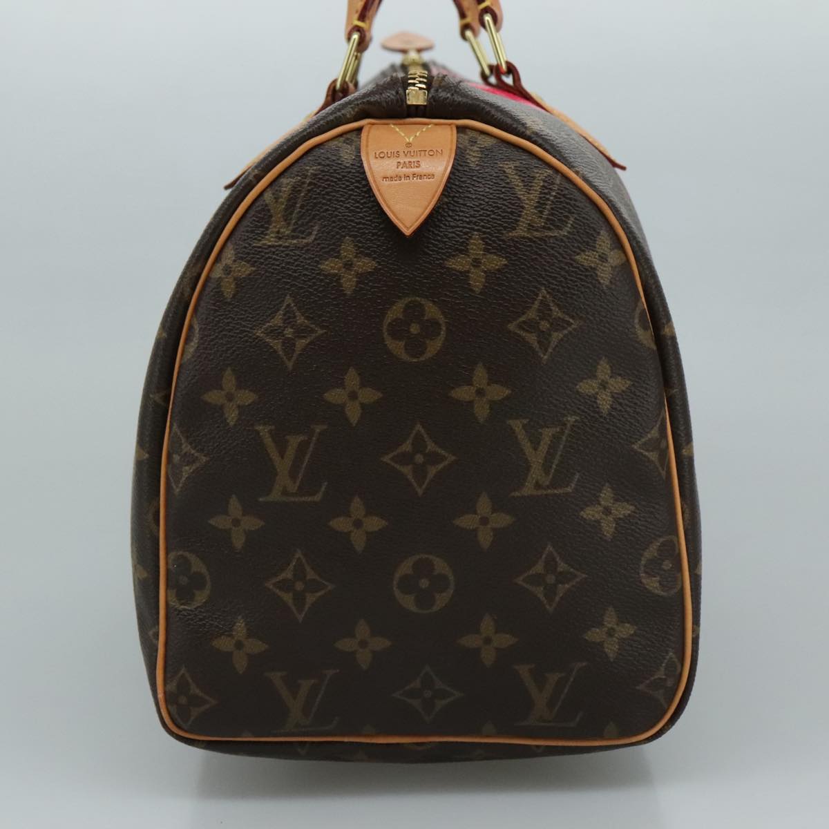 LOUIS VUITTON Monogram V Line Speedy 30 Hand Bag M41533 LV Auth 105968A