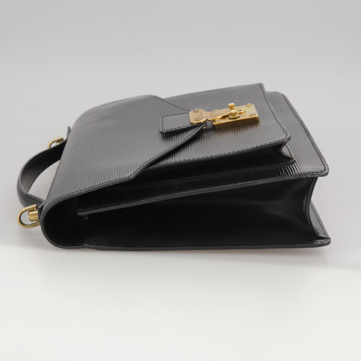 LOUIS VUITTON Epi Monceau 28 Hand Bag Black M52122 LV Auth 106088