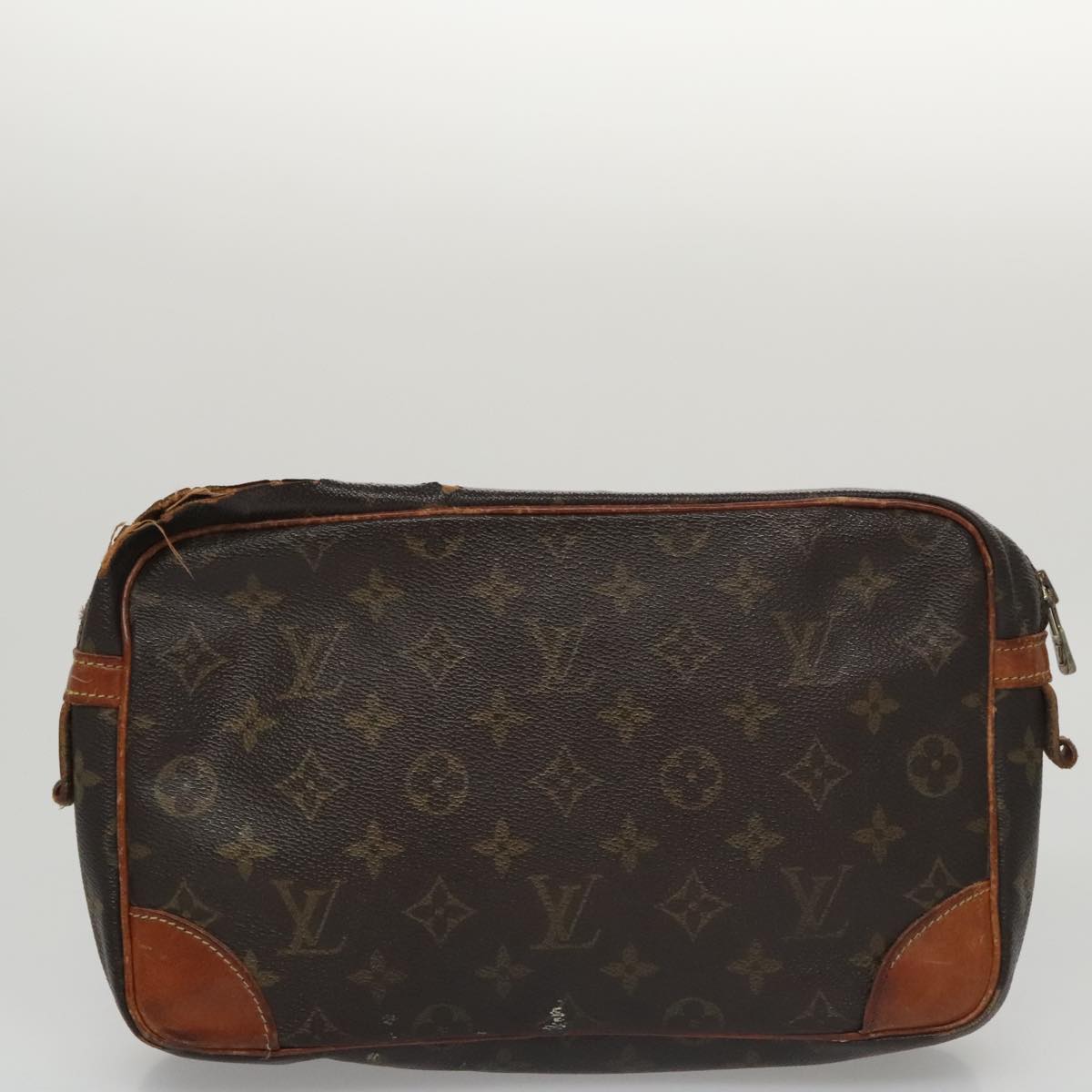LOUIS VUITTON Monogram Clutch Bag 2Set LV Auth 106104