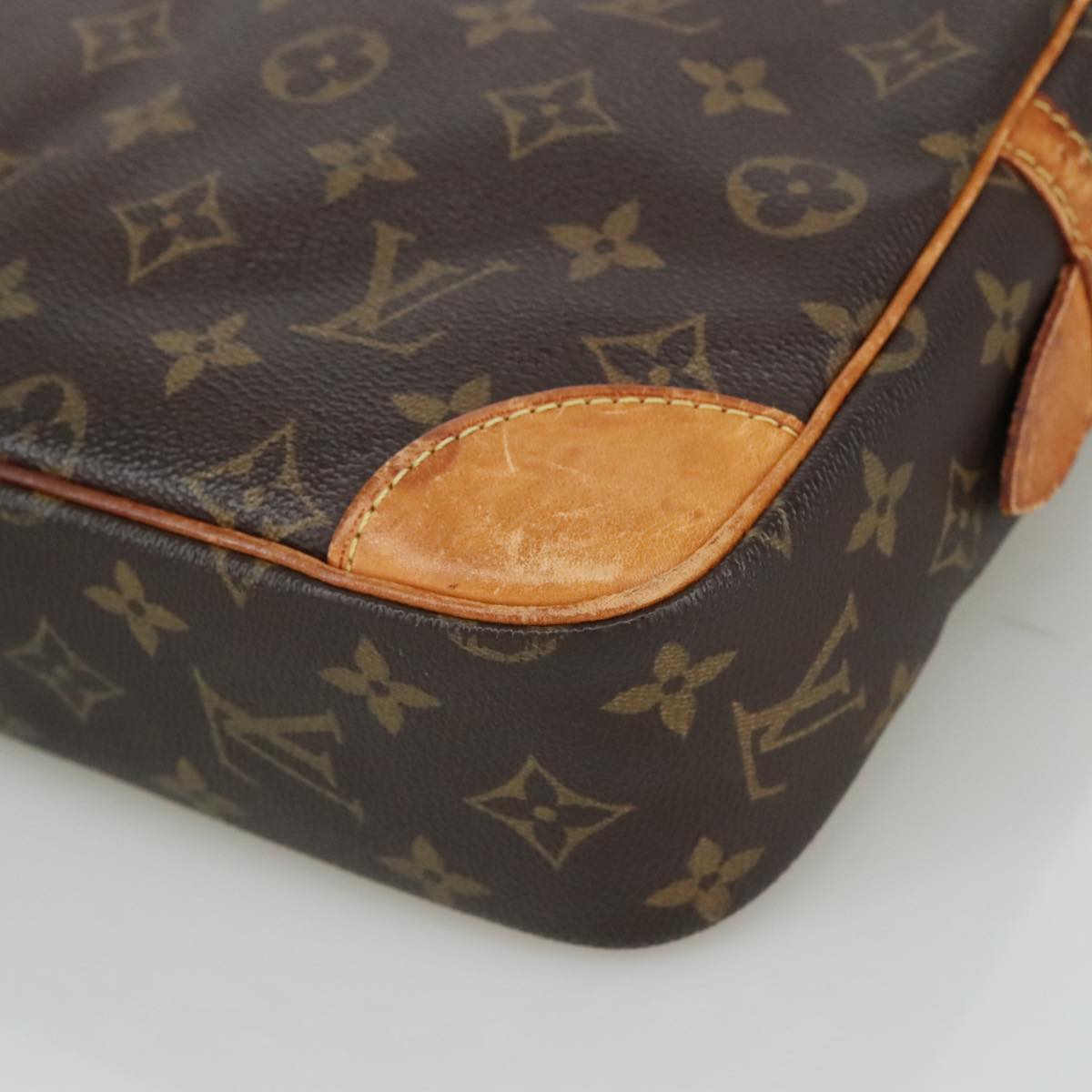 LOUIS VUITTON Monogram Compiegne 28 Clutch Bag M51845 LV Auth 106140