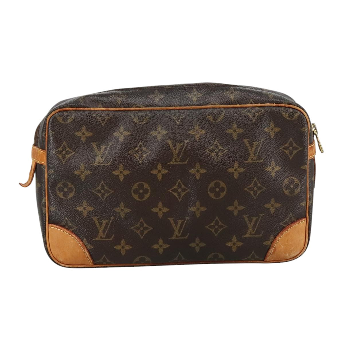 LOUIS VUITTON Monogram Compiegne 28 Clutch Bag M51845 LV Auth 106140