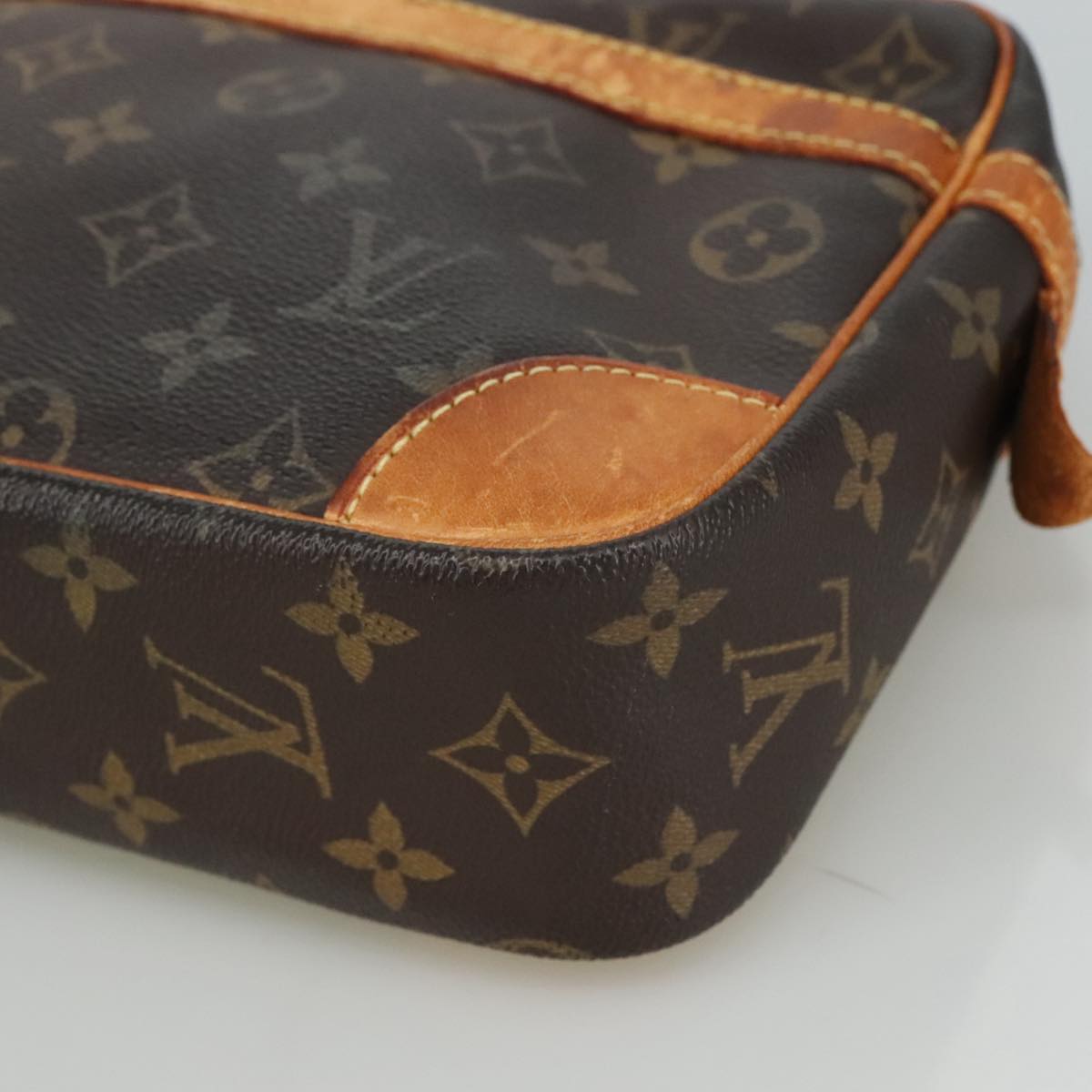 LOUIS VUITTON Monogram Compiegne 28 Clutch Bag M51845 LV Auth 106140