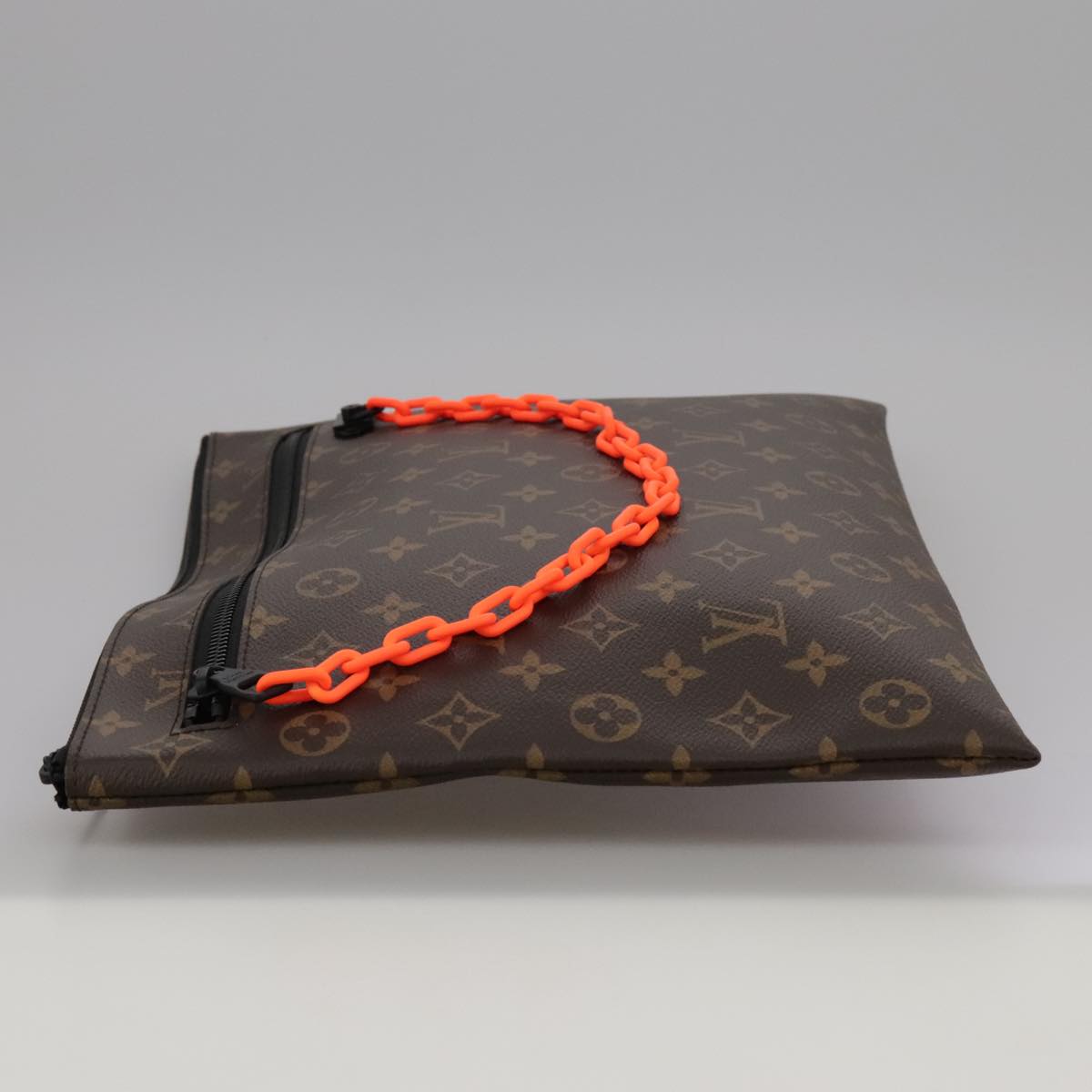 LOUIS VUITTON Monogram Solar Powered Ray Pochette A4 Bag M44484 LV Auth 106264A