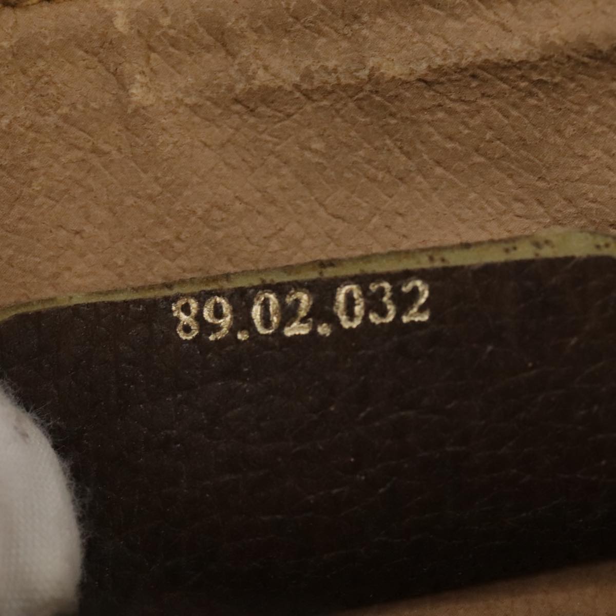 GUCCI GG Supreme Web Sherry Line Shoulder Bag PVC Beige 89 02 032 Auth 106357