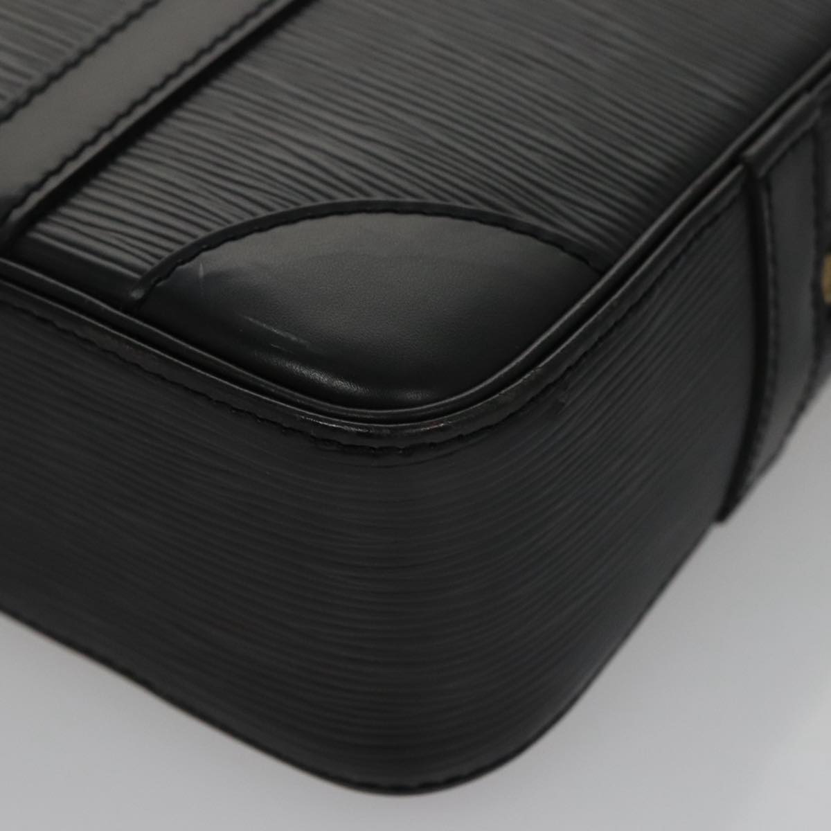 LOUIS VUITTON Epi Hand Bag SPO Black LV Auth 106723SV
