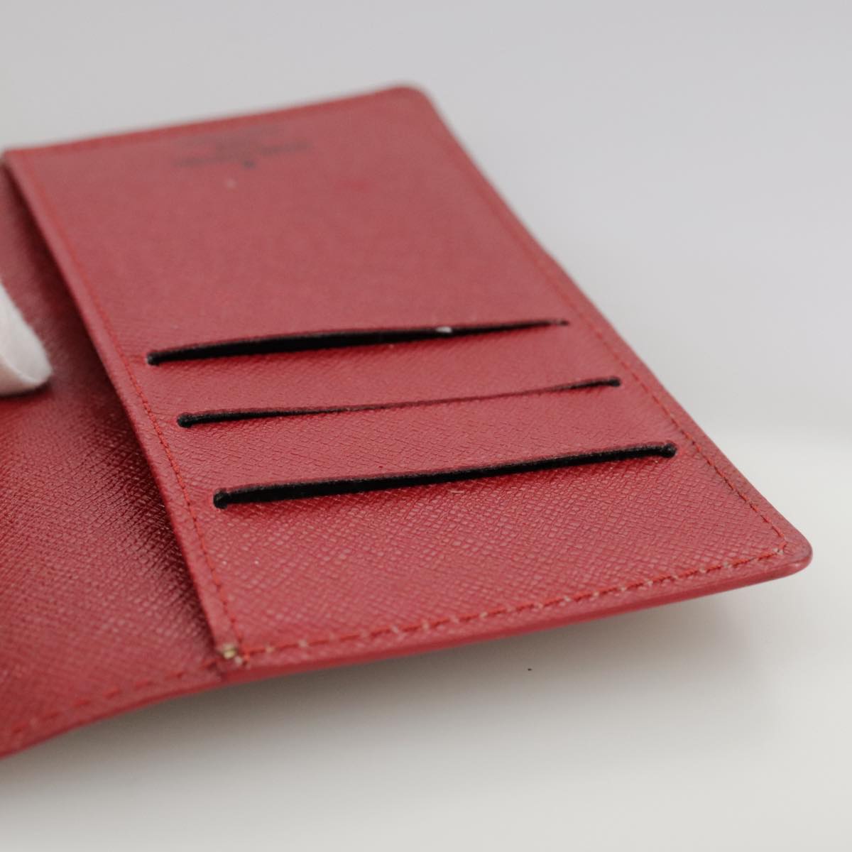 LOUIS VUITTON Epi Agenda PM Day Planner Cover Red R20057 LV Auth 106733