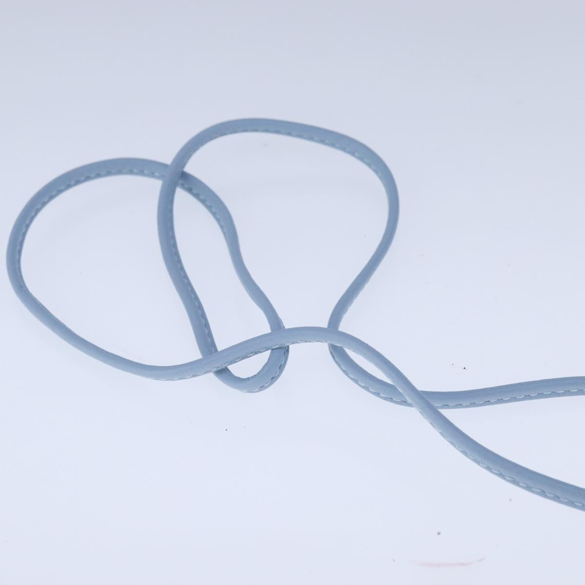 BOTTEGA VENETA The Pouch Leather Light Blue Auth 106740V