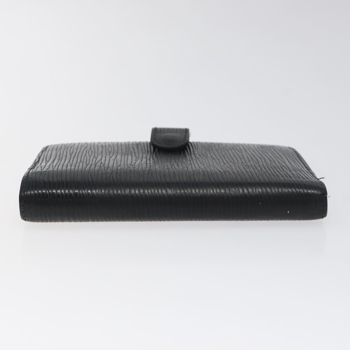 LOUIS VUITTON Epi Agenda PM Day Planner Cover Black R20052 LV Auth 106768