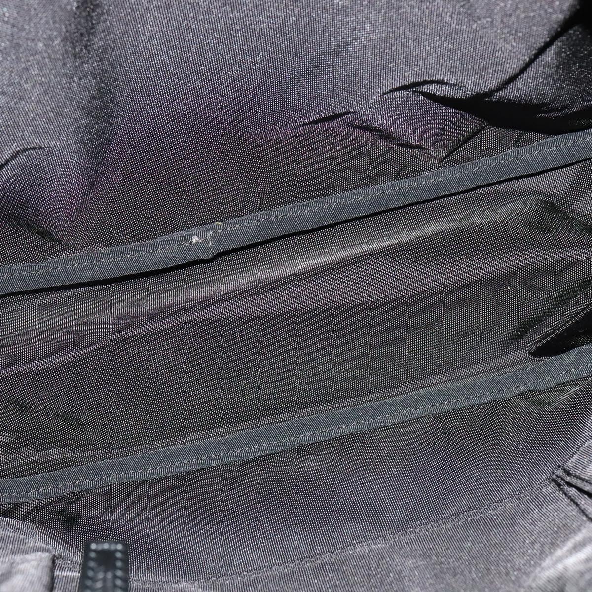 BURBERRY Black label Shoulder Bag Nylon Black Auth 106773