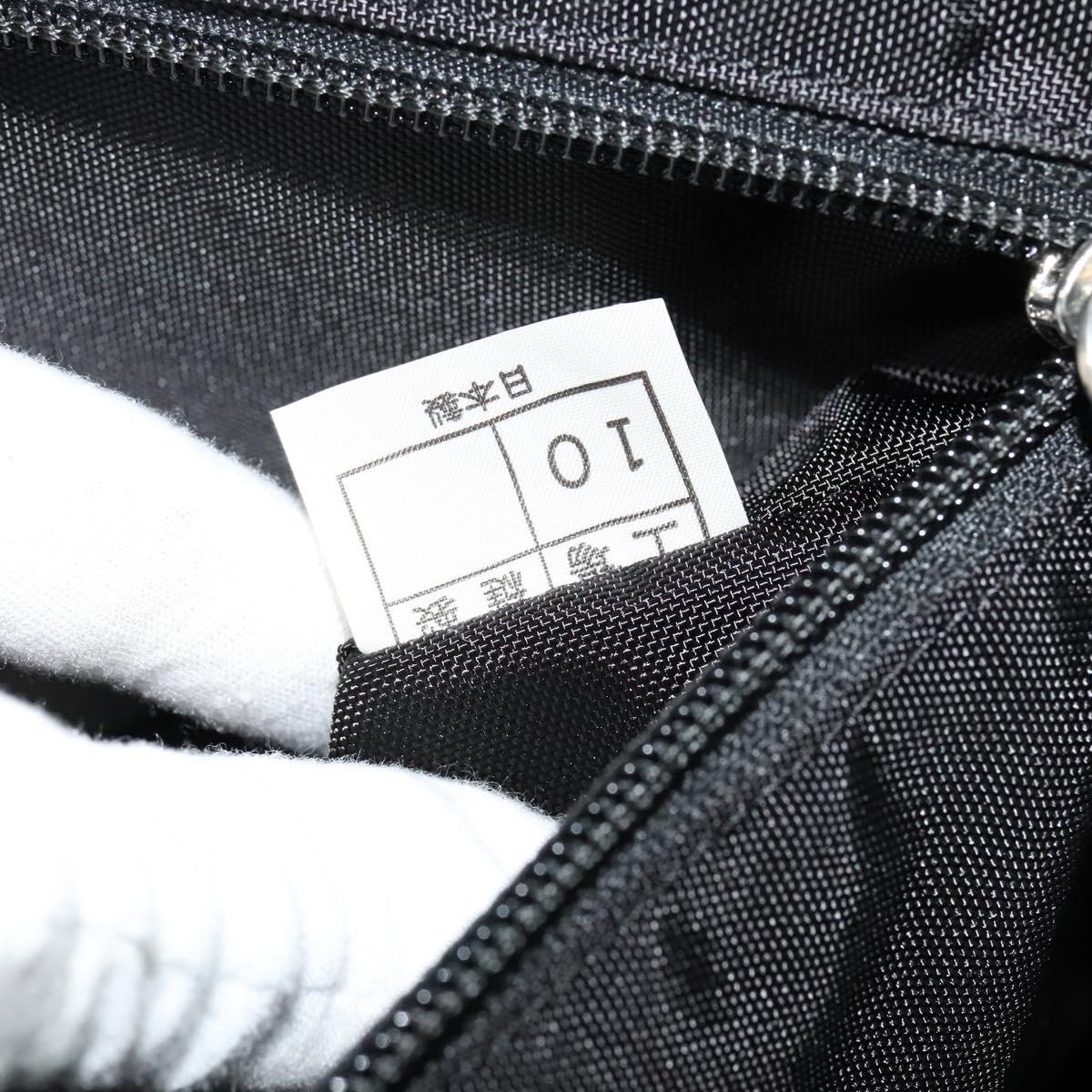 BURBERRY Black label Shoulder Bag Nylon Black Auth 106773