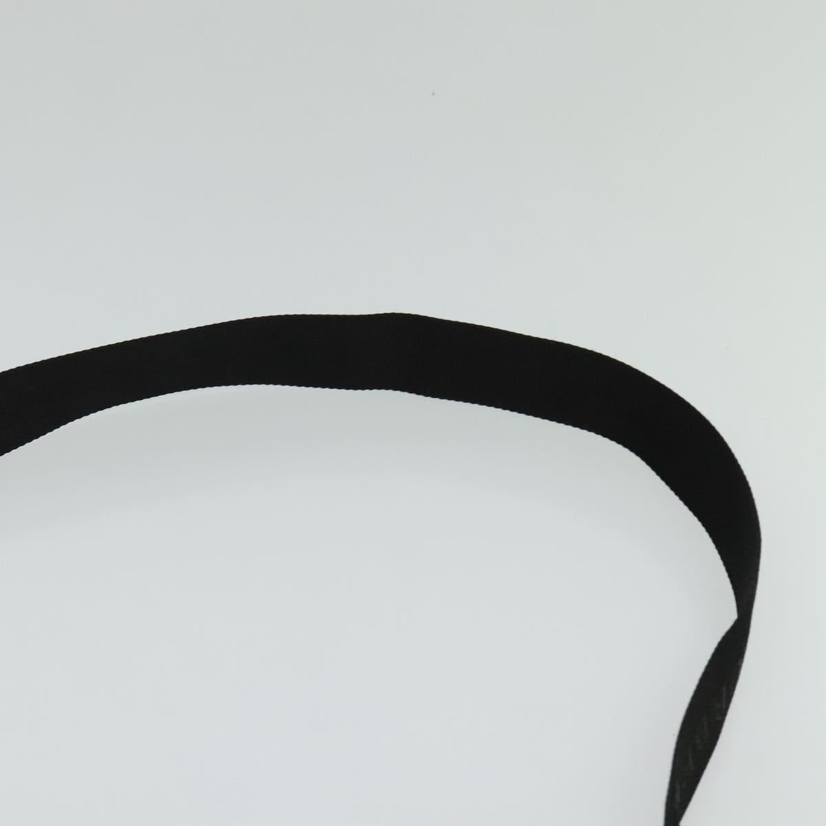 BURBERRY Black label Shoulder Bag Nylon Black Auth 106773