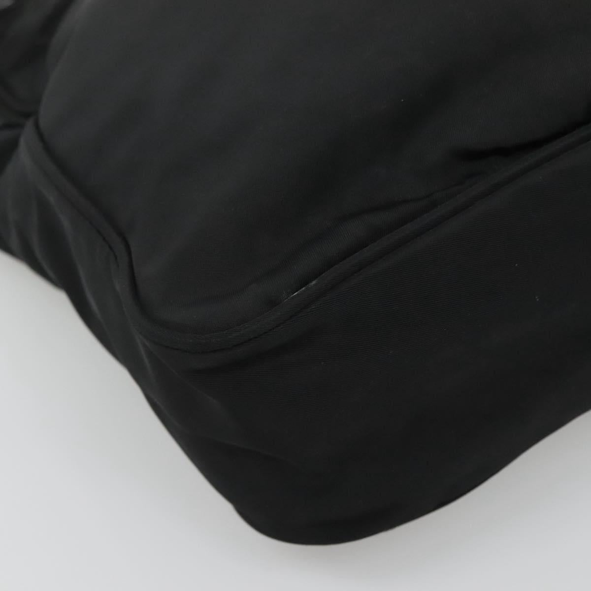 PRADA Shoulder Bag Nylon Black Auth 106791