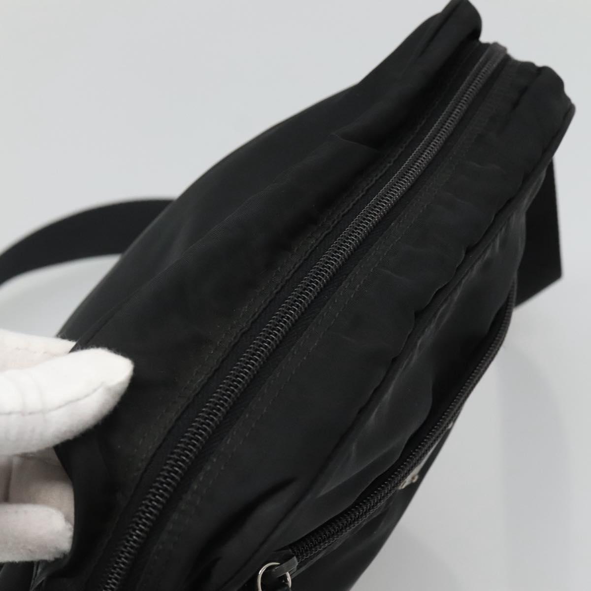 PRADA Shoulder Bag Nylon Black Auth 106791